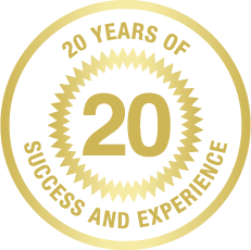 20 years of success and experience